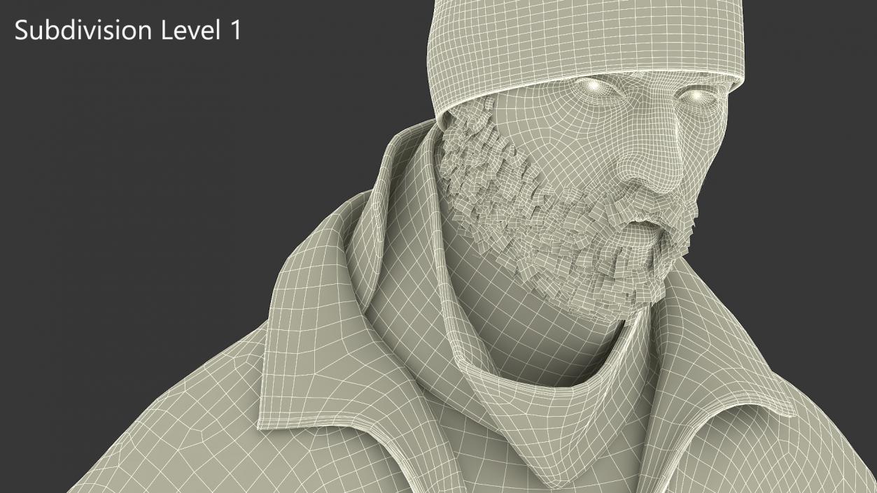 Homeless Man 3D