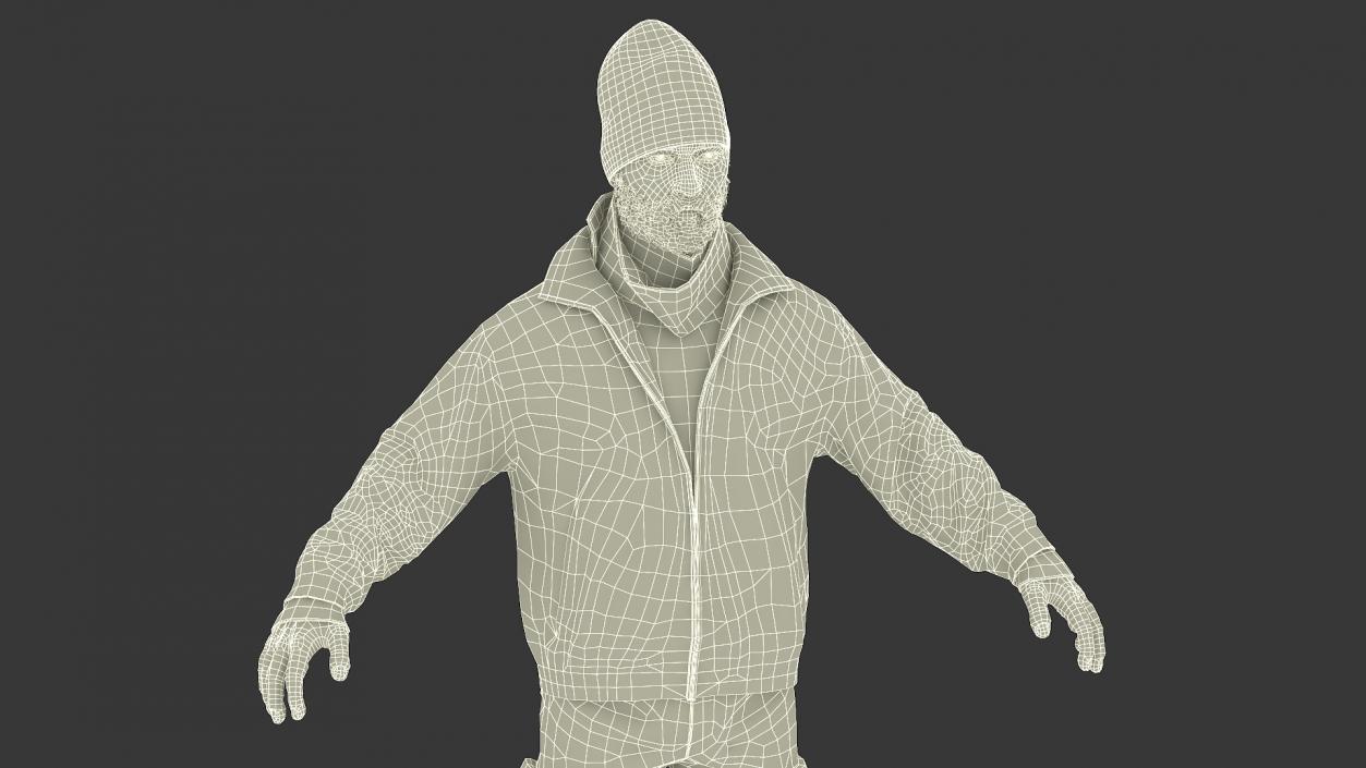 Homeless Man 3D