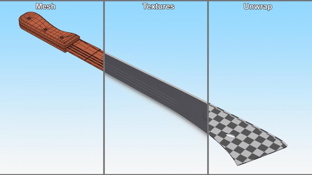 3D model Machete Knifes Collection