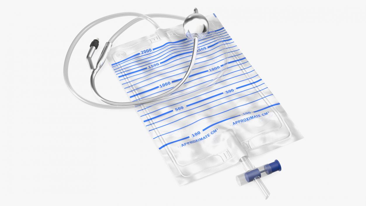 All Silicone Foley Catheter 3D