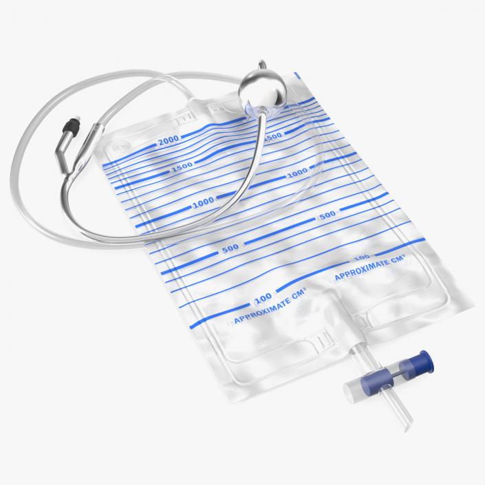 All Silicone Foley Catheter 3D