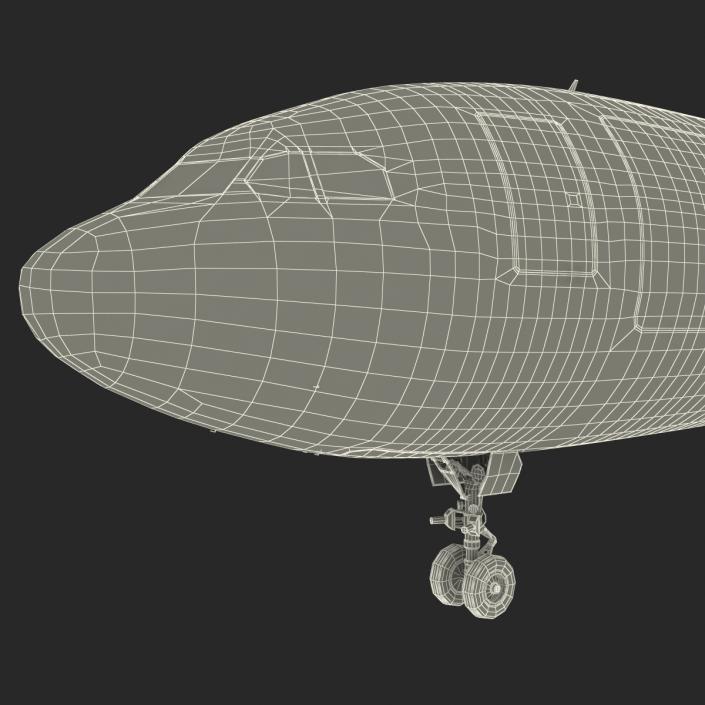 Airbus A330-P2F Lufthansa Rigged 3D