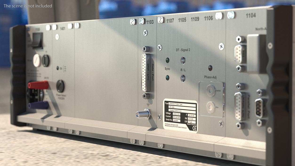 Rhotheta RT 1000 VHF RDF System ATC VTS 3D model