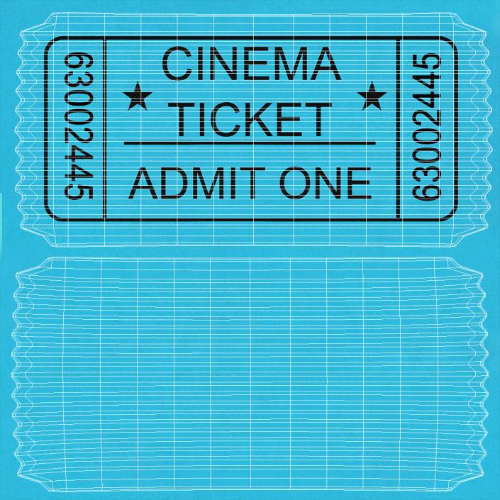 Event Admission Ticket 3D