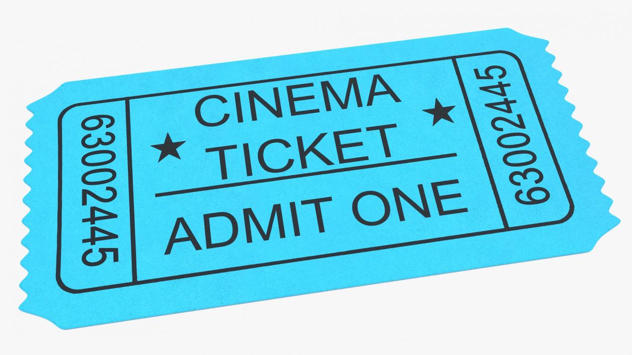 Event Admission Ticket 3D