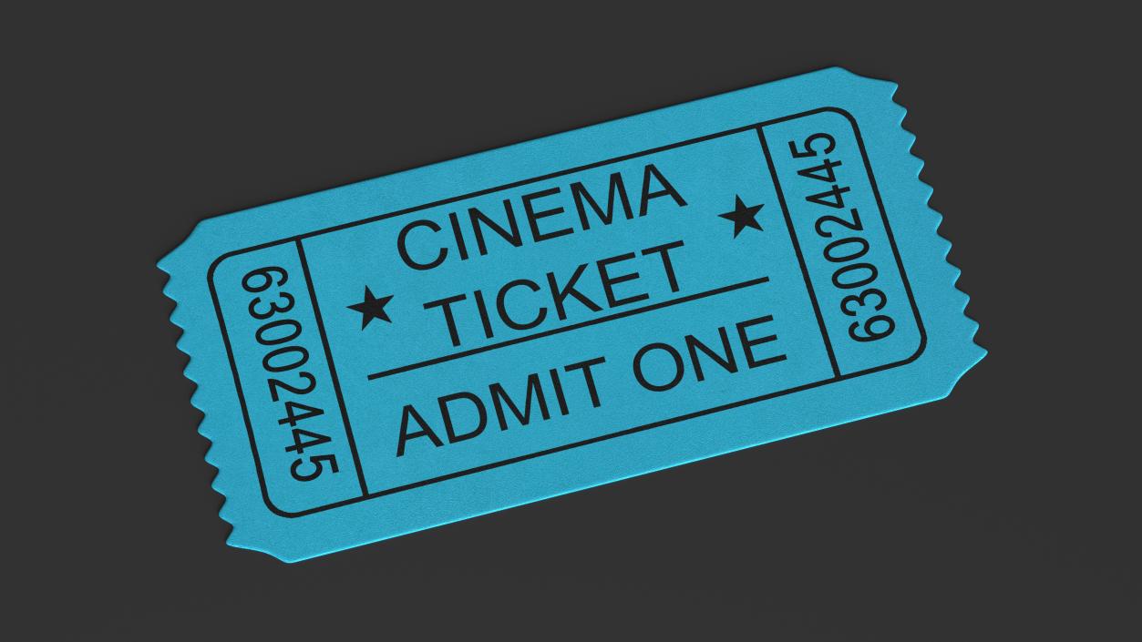 Event Admission Ticket 3D