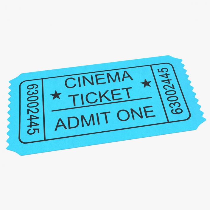 Event Admission Ticket 3D