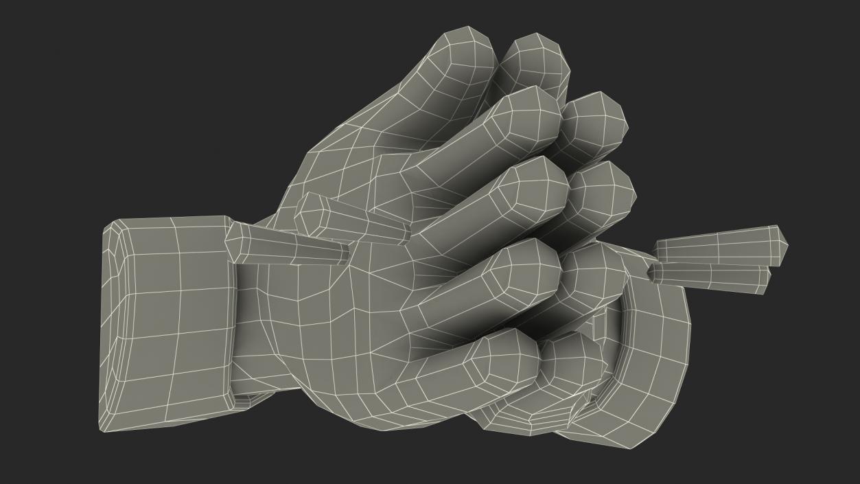 3D model Folded Hands Emoji 2