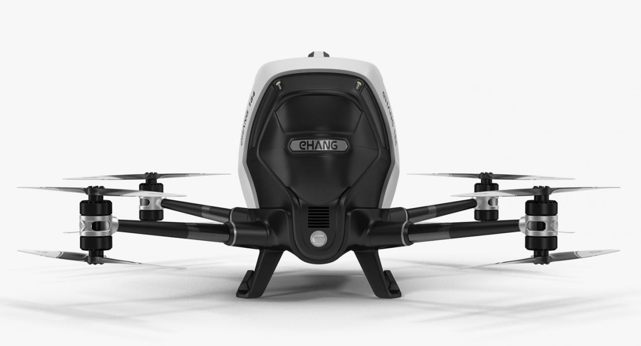 Autonomous Aerial Vehicle Ehang 184 Rigged 3D