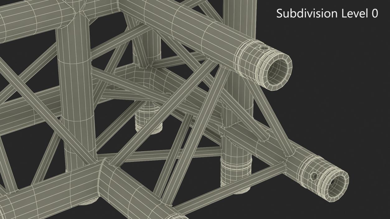 Large Truss Modular Triangular 2 3D