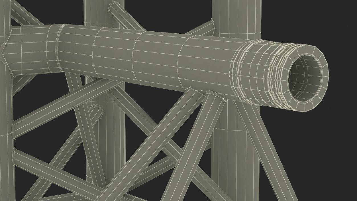 Large Truss Modular Triangular 2 3D