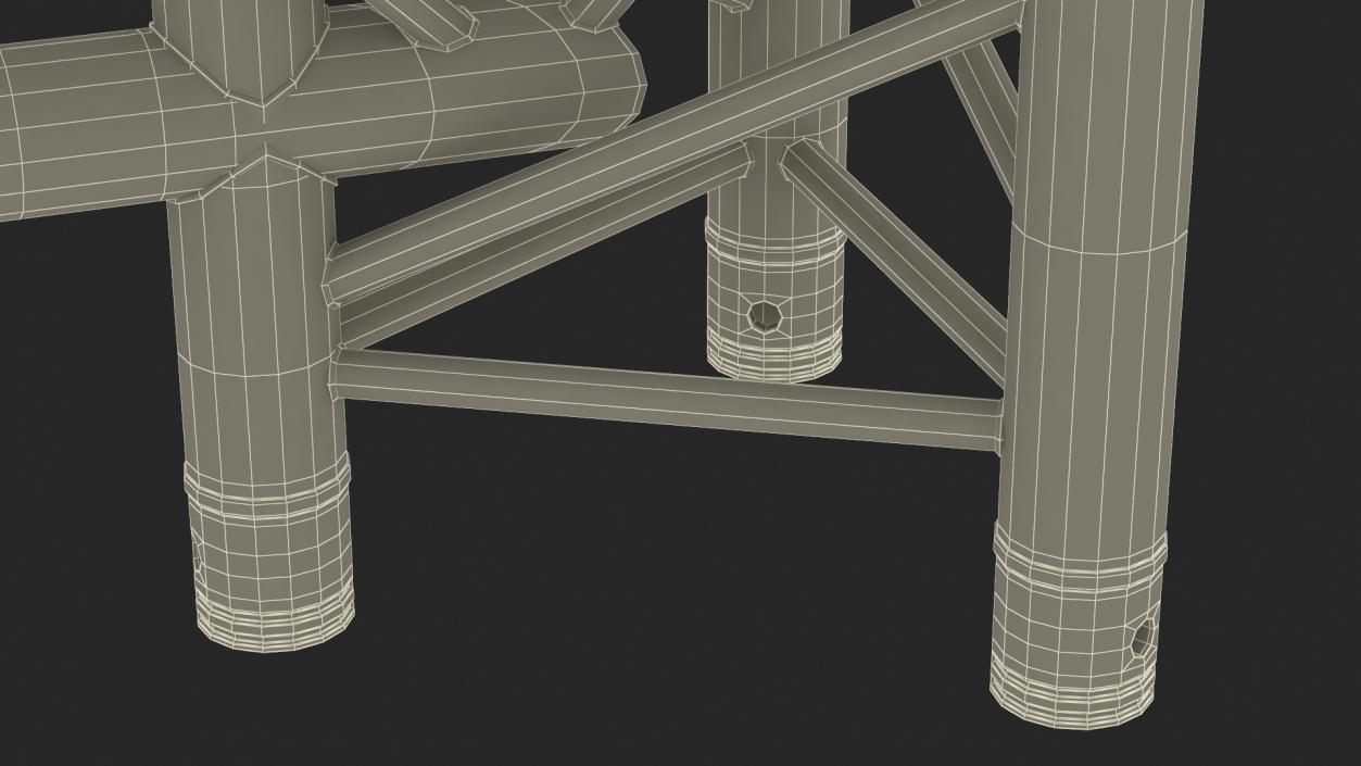 Large Truss Modular Triangular 2 3D