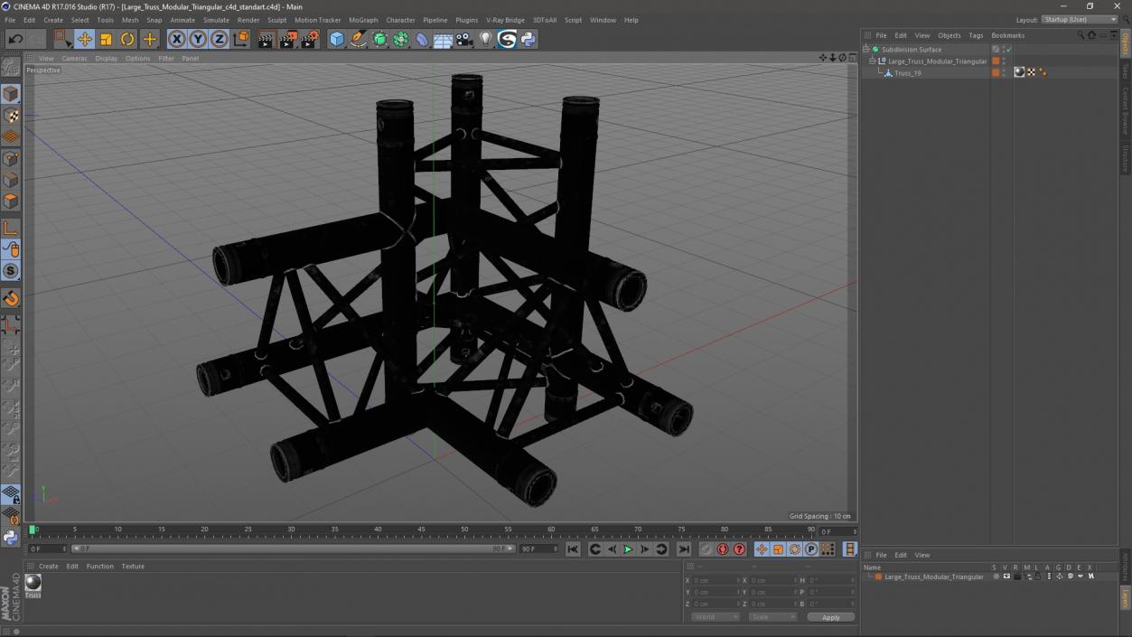 Large Truss Modular Triangular 2 3D