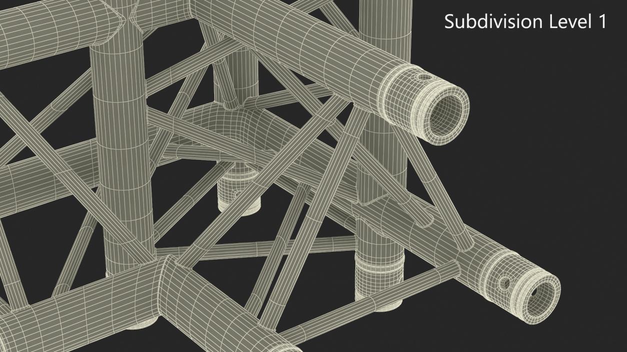 Large Truss Modular Triangular 2 3D