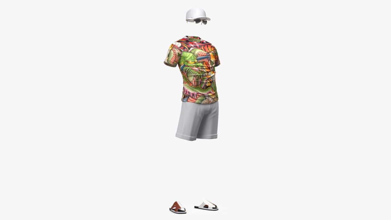 3D Summer Outfits Set model