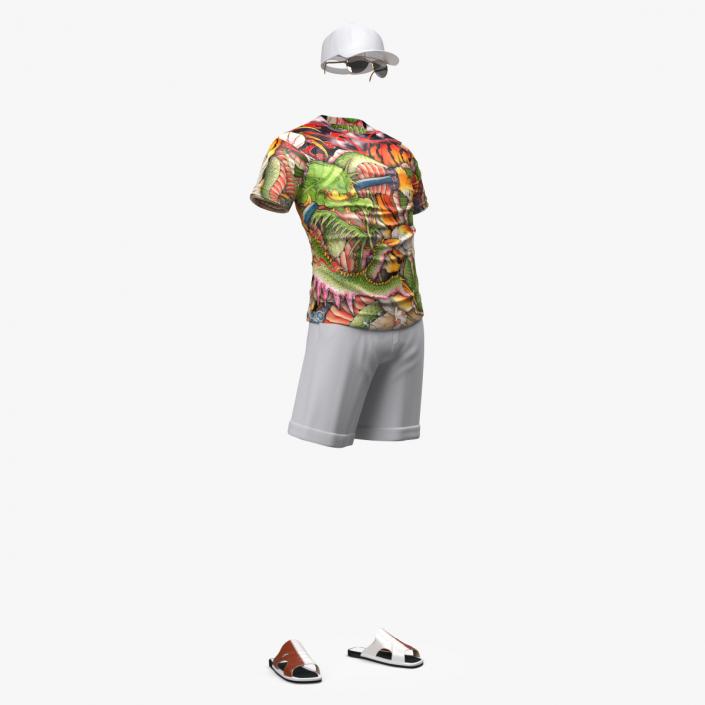 3D Summer Outfits Set model