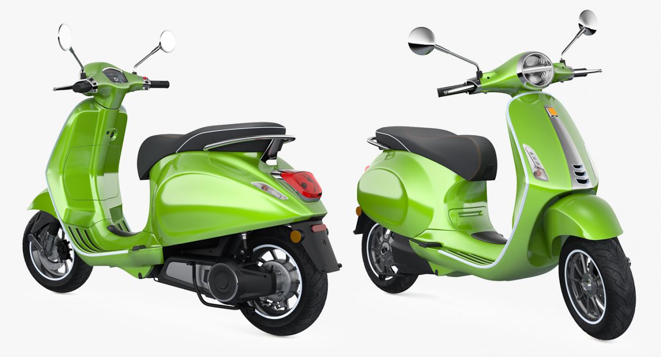 3D model Electric Scooter Rigged 2