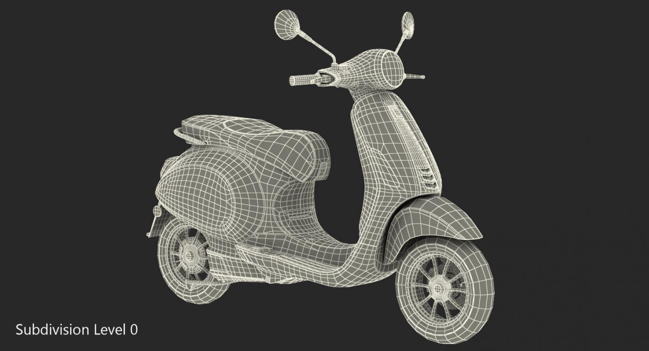 3D model Electric Scooter Rigged 2