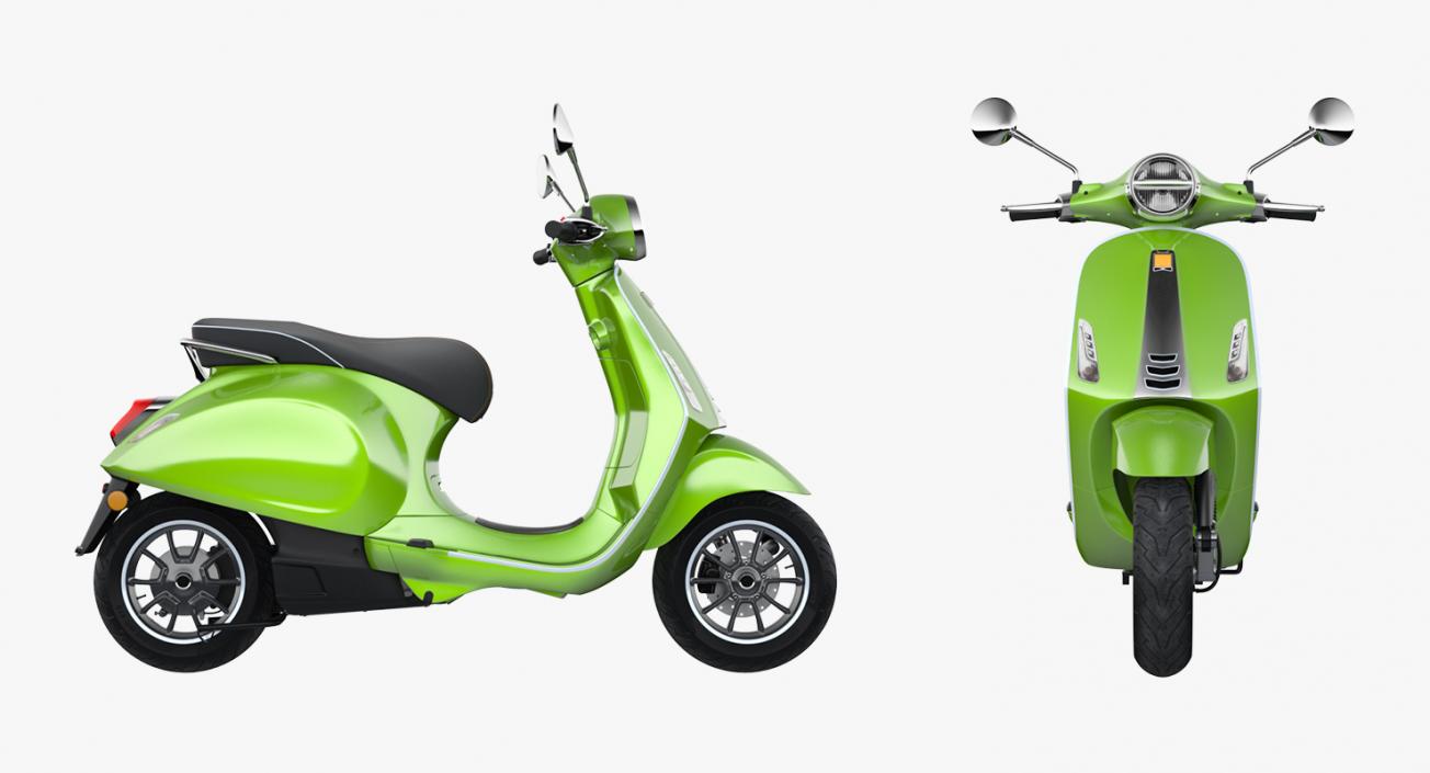 3D model Electric Scooter Rigged 2