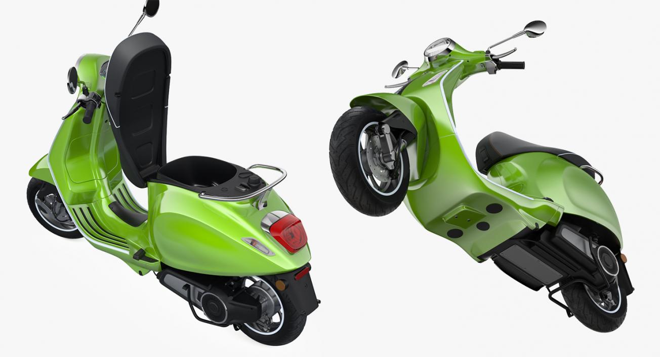 3D model Electric Scooter Rigged 2