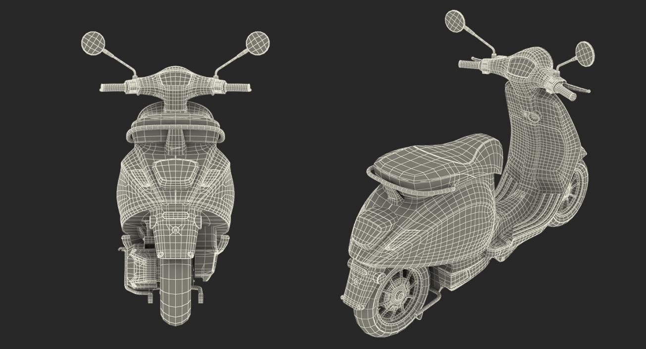 3D model Electric Scooter Rigged 2