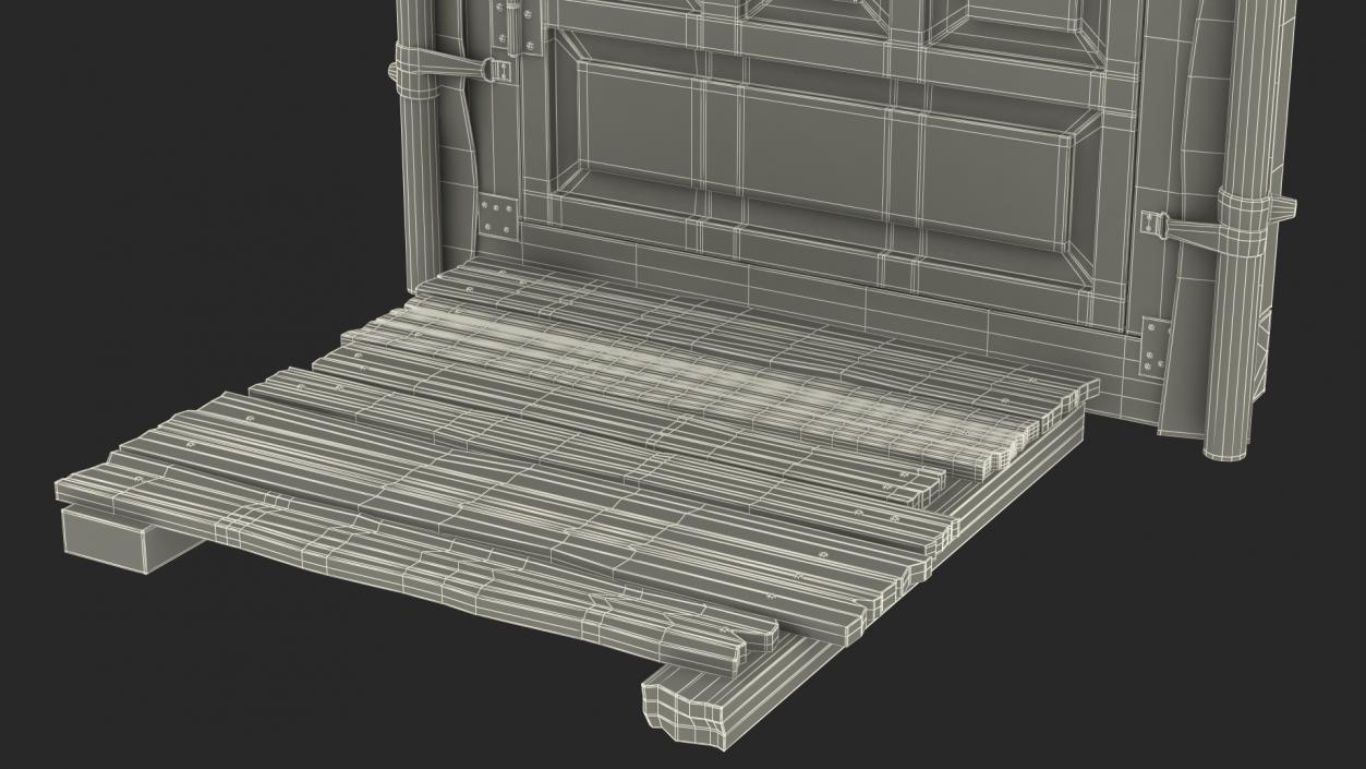 3D Yurt Entrance model