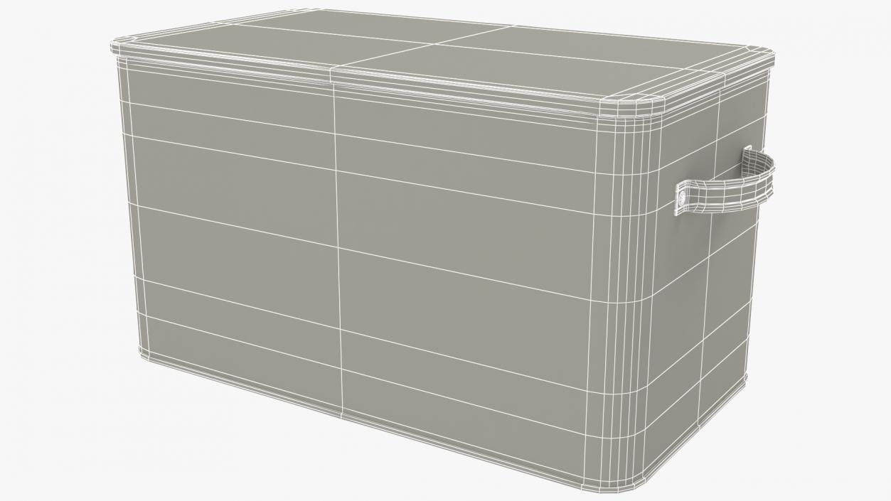 3D Kitchen Bread Box Grey Small model