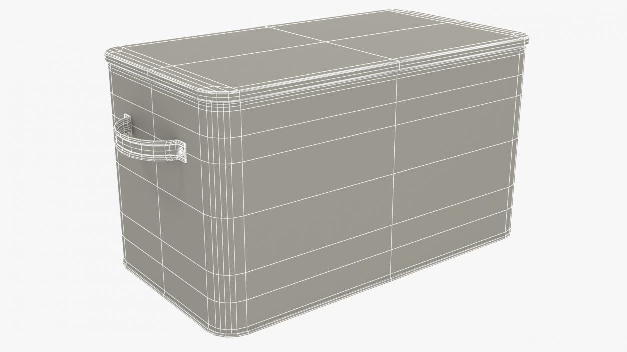 3D Kitchen Bread Box Grey Small model