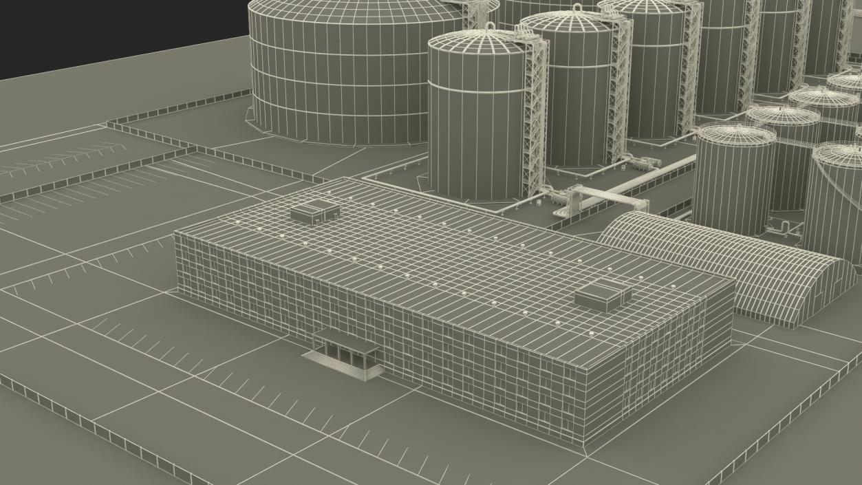 LNG Import Terminal 3D model