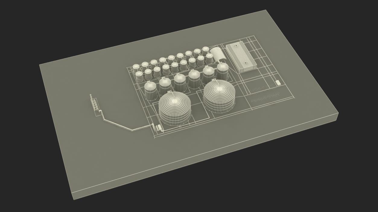 LNG Import Terminal 3D model