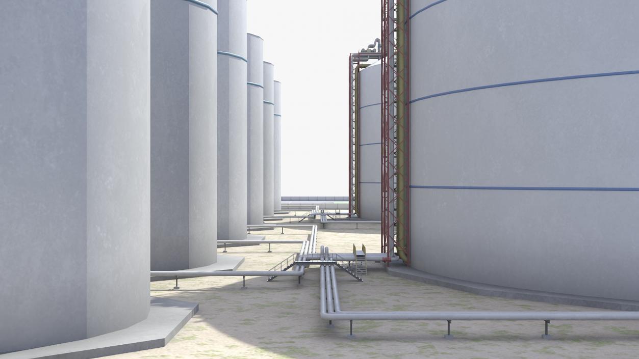 LNG Import Terminal 3D model