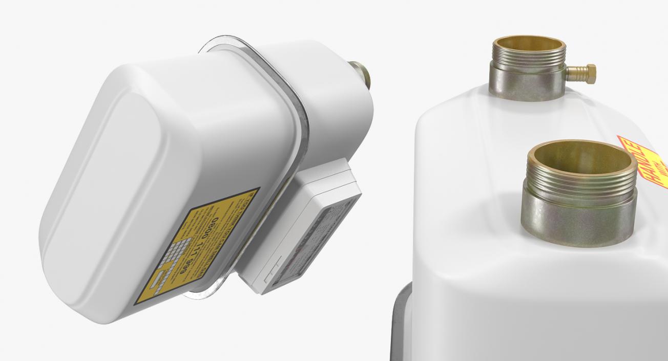 Gas Flow Meter 3D model