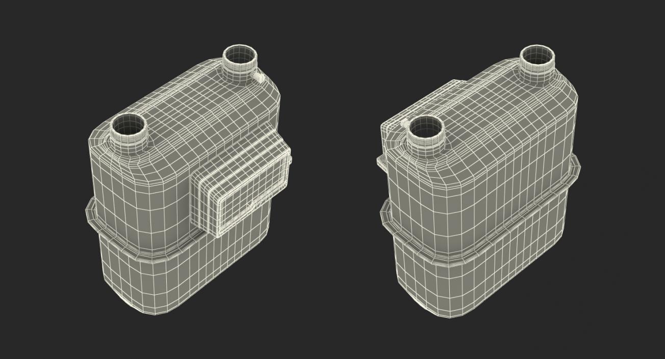 Gas Flow Meter 3D model