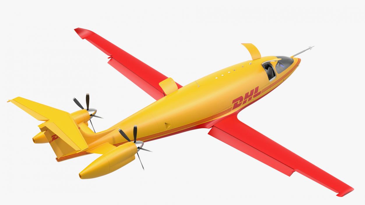 3D Eviation Alice Electric Aircraft DHL Rigged(1)