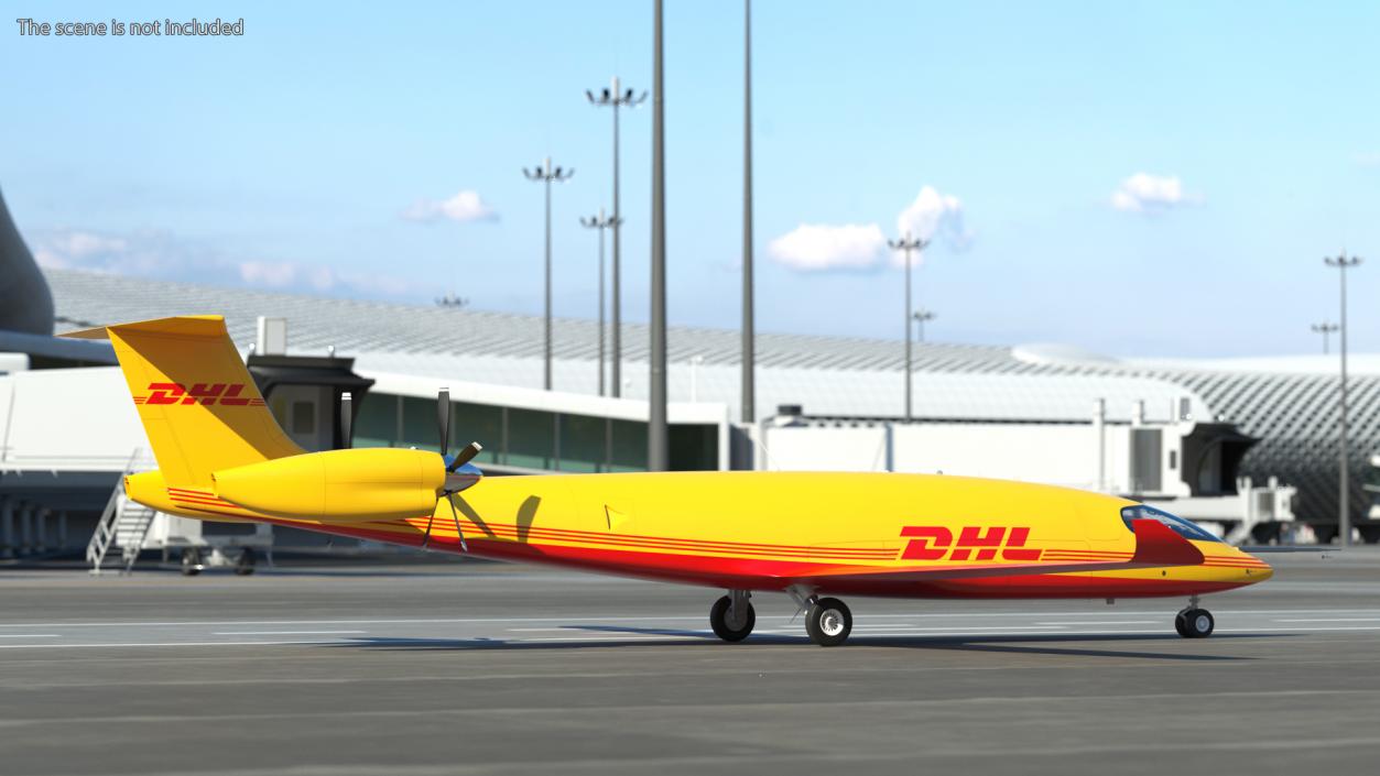 3D Eviation Alice Electric Aircraft DHL Rigged(1)