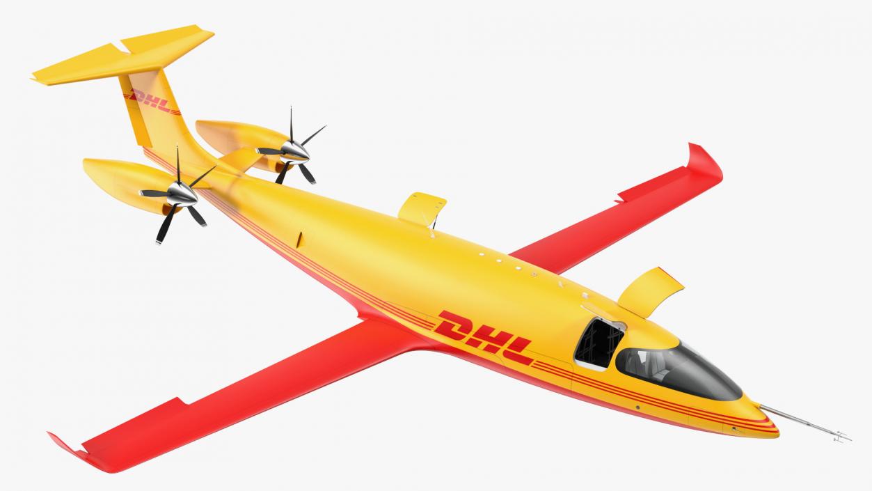 3D Eviation Alice Electric Aircraft DHL Rigged(1)