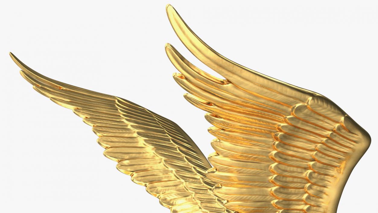 3D Gold Eagle Flagpole Topper