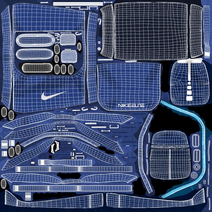 3D Nike Hoops Large Elite Max Air Duffle Bag