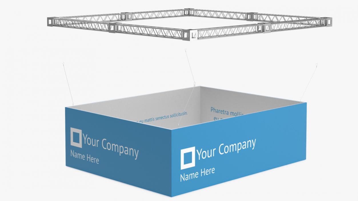 Trade Show Exhibition Stand 2 3D model