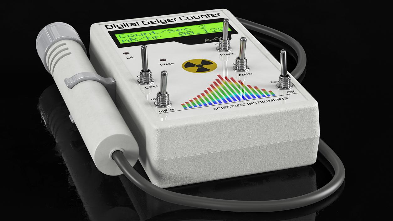 3D model Professional Digital Geiger Counter