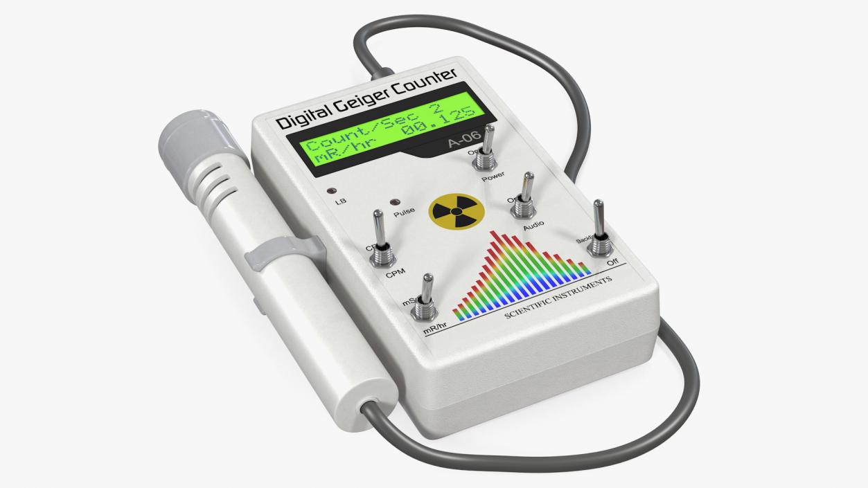 3D model Professional Digital Geiger Counter