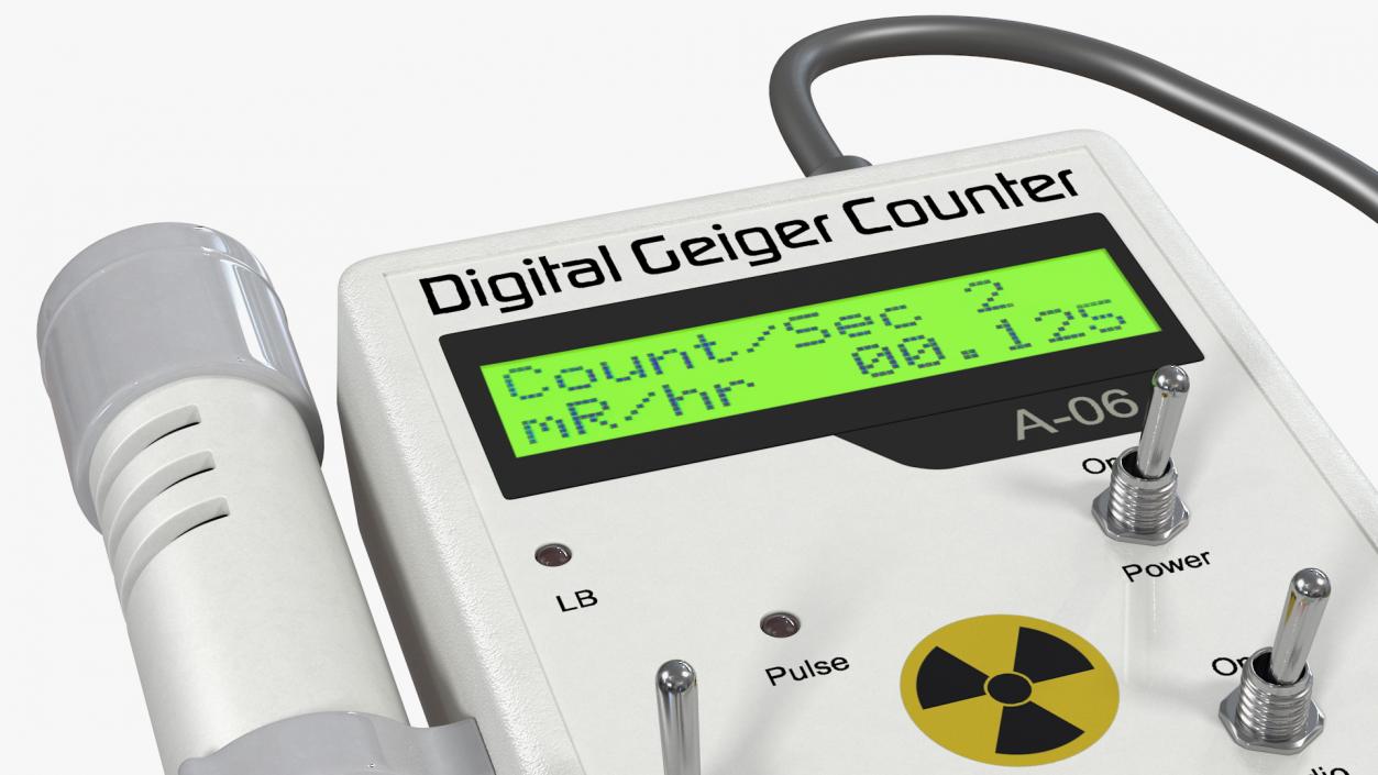 3D model Professional Digital Geiger Counter