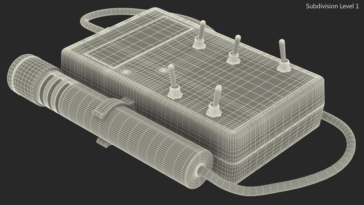 3D model Professional Digital Geiger Counter