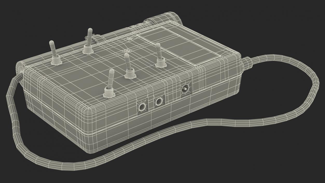 3D model Professional Digital Geiger Counter