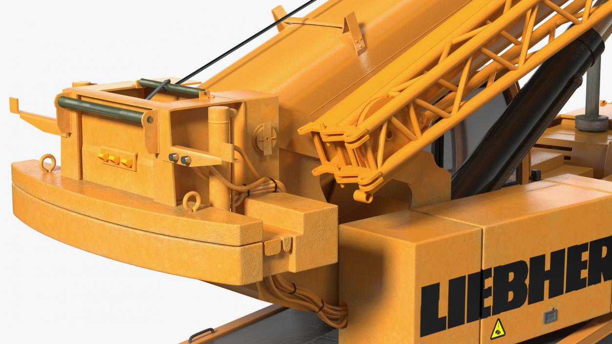 Compact Mobile Crane Liebherr With Load 3D model