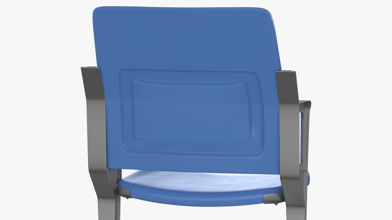 3D model Plastic Stadium Seat Open