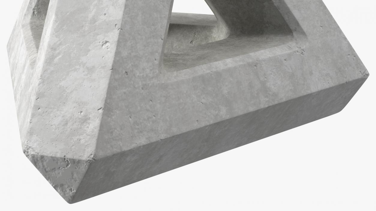 Concrete Breakwater Pyramid 3D