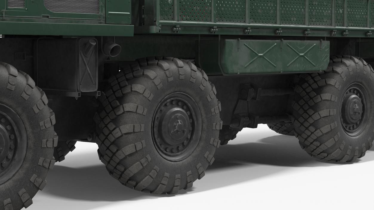 3D model 9T234 Smerch Transporter Loader with Spare Rockets