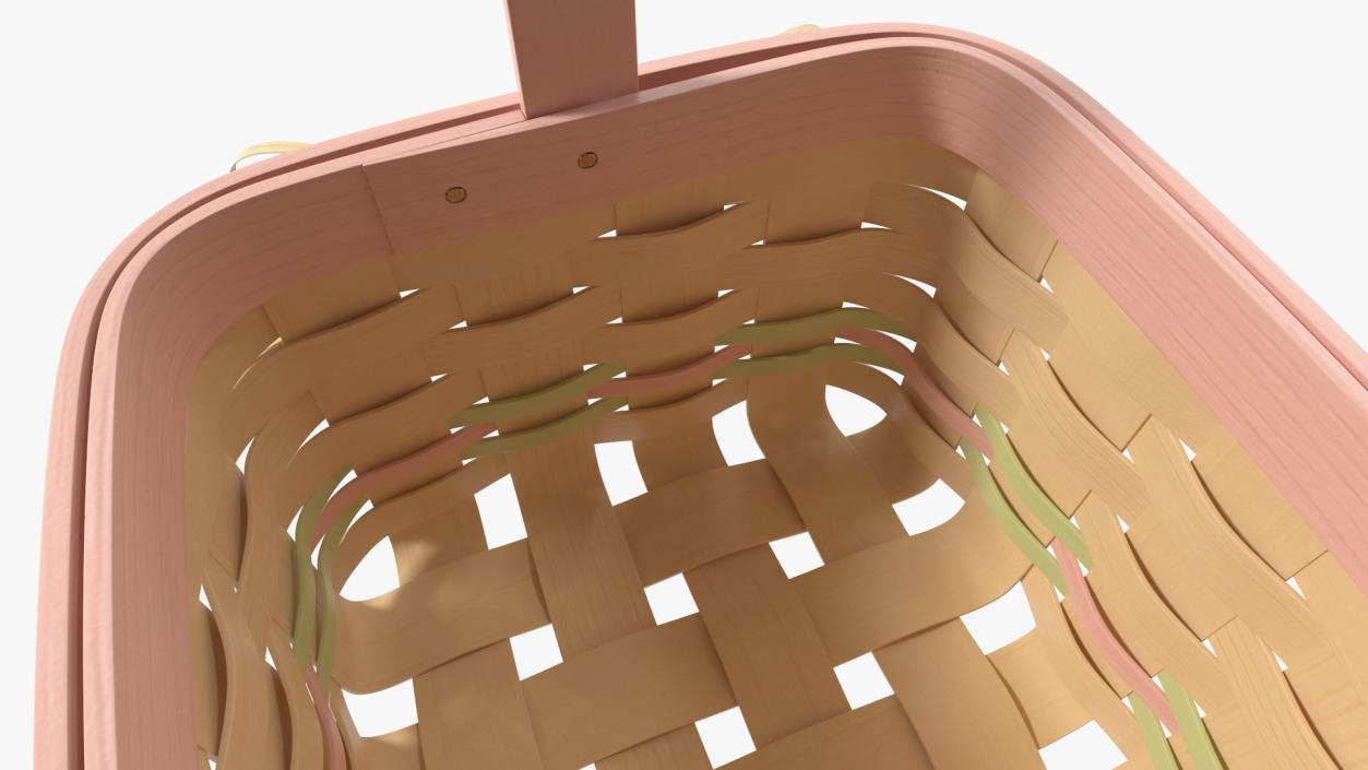 3D Basket with Handle model