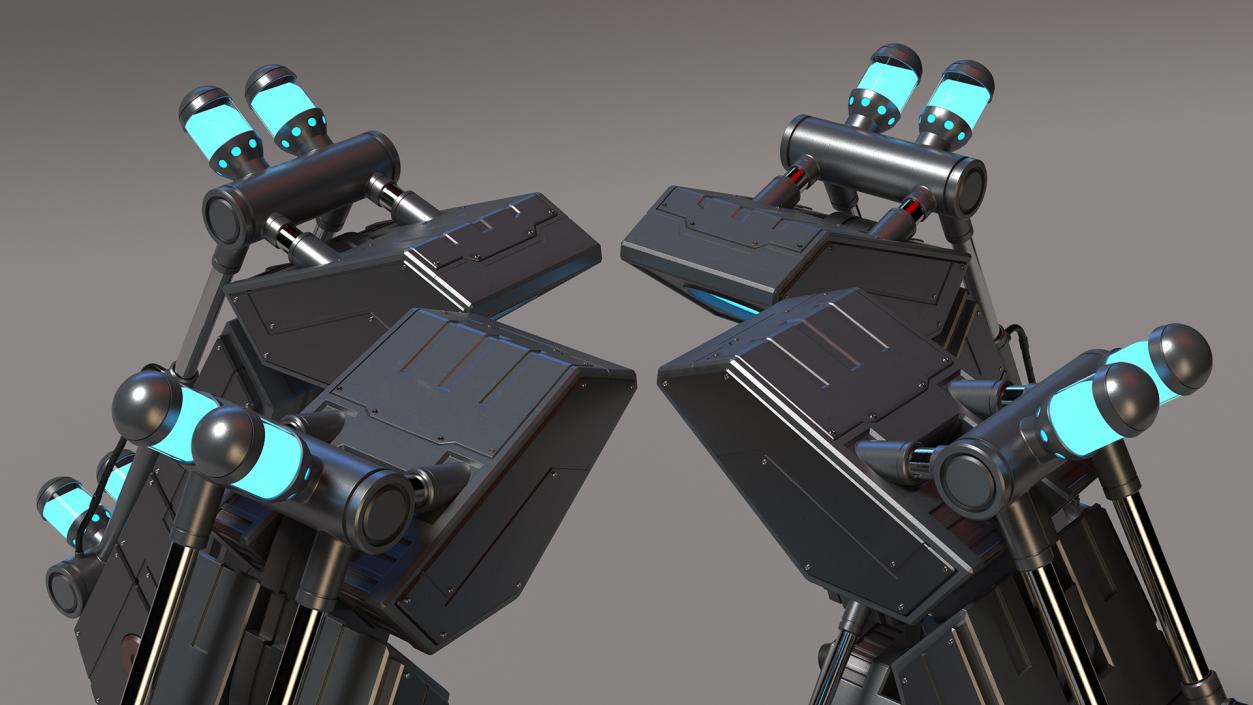 3D Futuristic Teleport Platform model